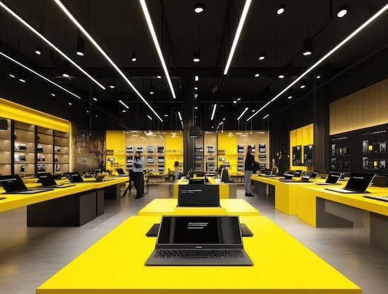 Supplied electronics store reference image