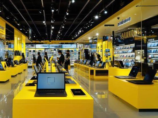 Supplied electronics store reference image